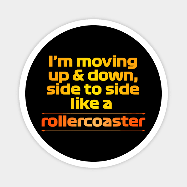 Formula 1 meme - Norris quote rollercoaster (arrow) | Racing car Magnet by Vane22april